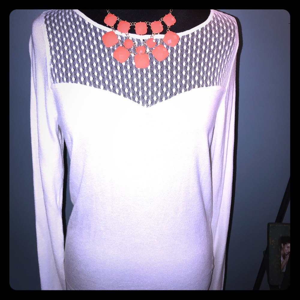 Beautiful white sweater